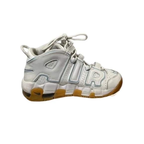Nike Air More Uptempo Ocean Bliss White Aqua Gum 415082-107 Size 4.5Y (6 -6.5 W) - Picture 3 of 13